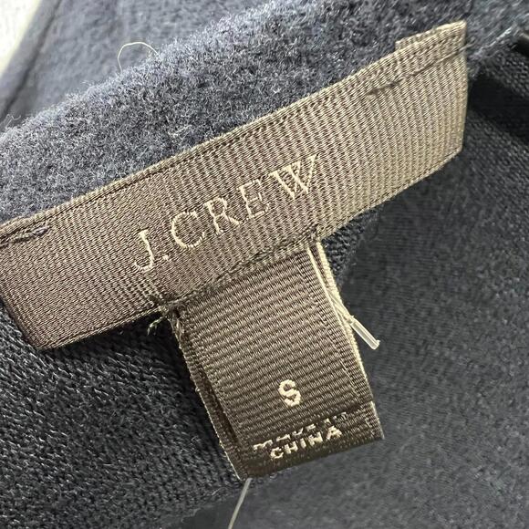 J.Crew Sweater Womens S Sweater Faux Wrap V Neck Knit Long Sleeve Top Blue NWT - Picture 3 of 10